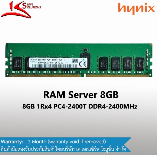 8GB PC4-2400T DDR4 RDIMM
